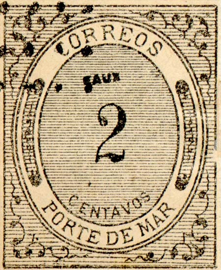 Mexico_1875_Porte_De_Mar_2c_Fournier_Forgery