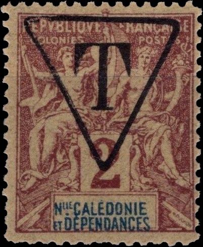 New_Caledonia_1892_2c_T_Hirschburger_Forgery