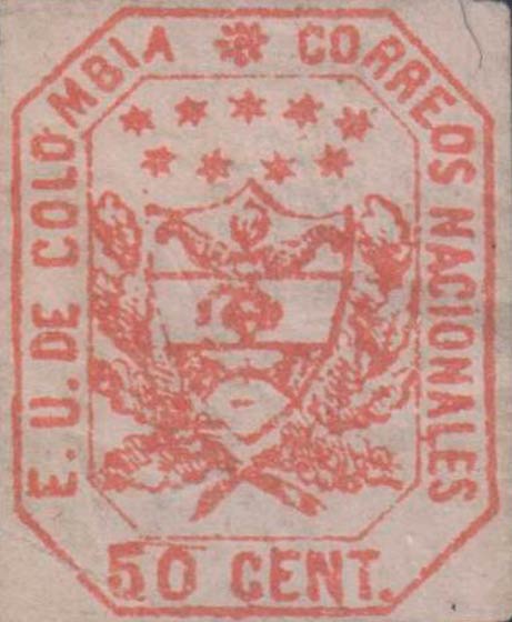 Colombia_1863_Coat_of_Arms_50c_Forgery2