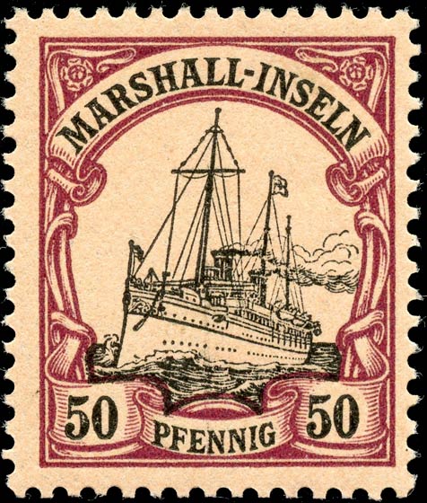 Marshall_Islands_Kaiseryacht_50pf_Genuine