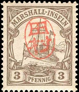 Marshall_Islands_3pf_Japanese_Postmark_Forgery