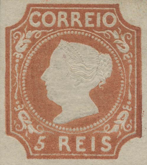 Portugal_1853_MariaII_5reis_Genuine