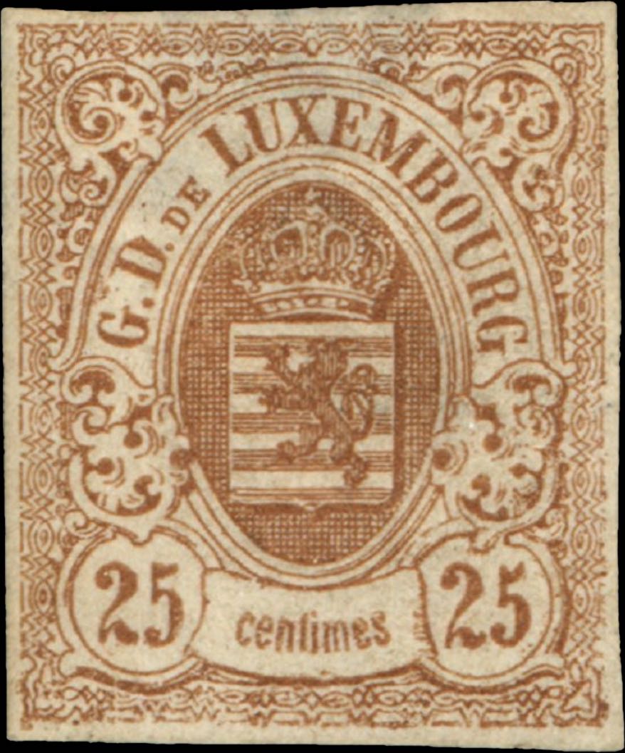 Luxembourg_1859_25c_Genuine