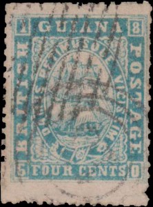 Forged stamps of British Guiana | Stampforgeries of the World