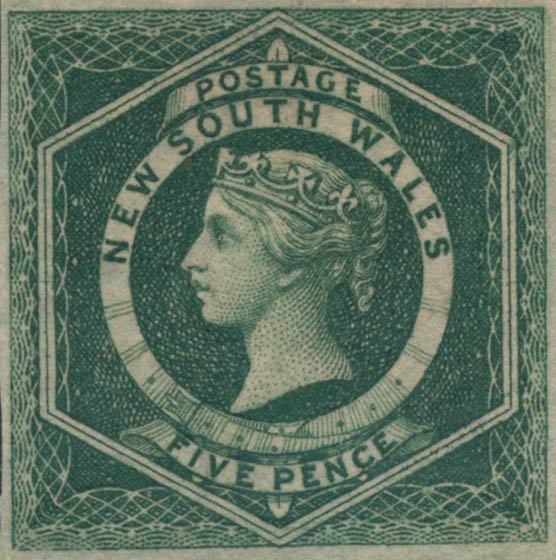 New_South_Wales_1855_5p_Genuine