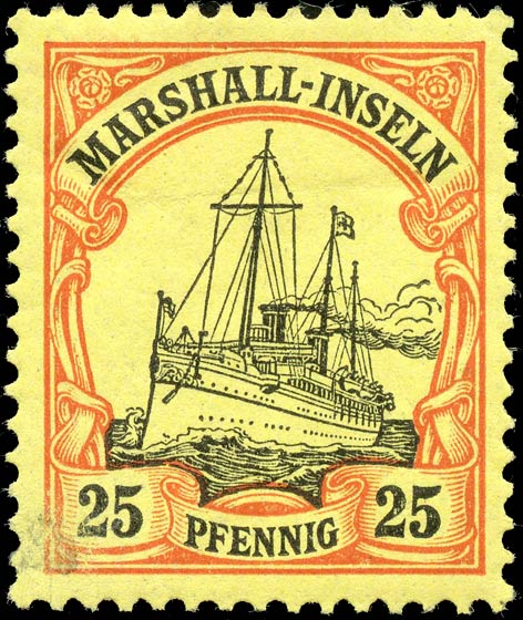Marshall_Islands_Kaiseryacht_25pf_Genuine