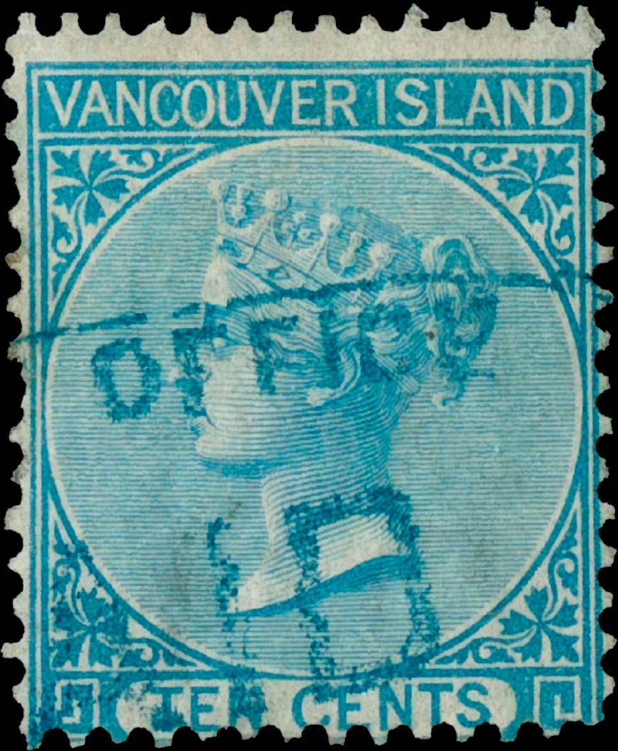 British_Columbia_1865_10c_Genuine2