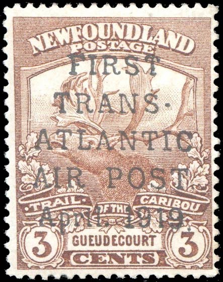 Newfoundland_1919_Airmail_3c_Forgery