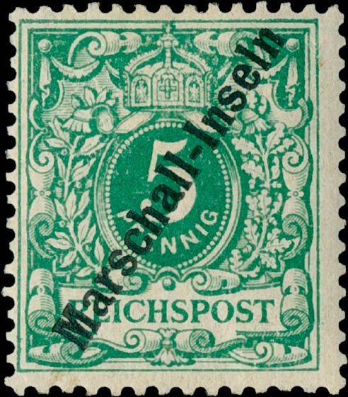 Marshall_Islands_1897_German_Reich_5pf_Genuine