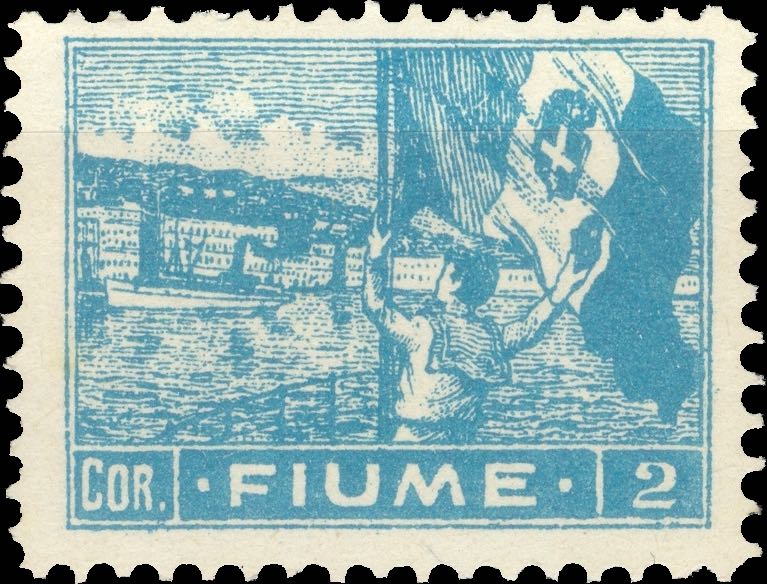 fiume_1919_harbor_2cor_forgery_type_2