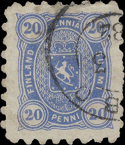 Finland_1875_20pf_Forgery