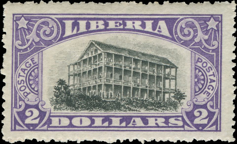 Liberia_1918_Pictorial_2dollars_Genuine